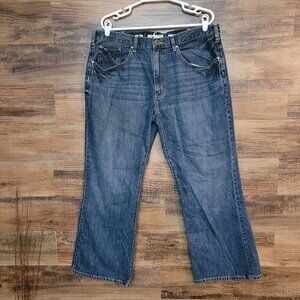 Urban Pipeline Jeans 38x30 Measures 36x30 Relaxed Bootcut Medium Dark Western